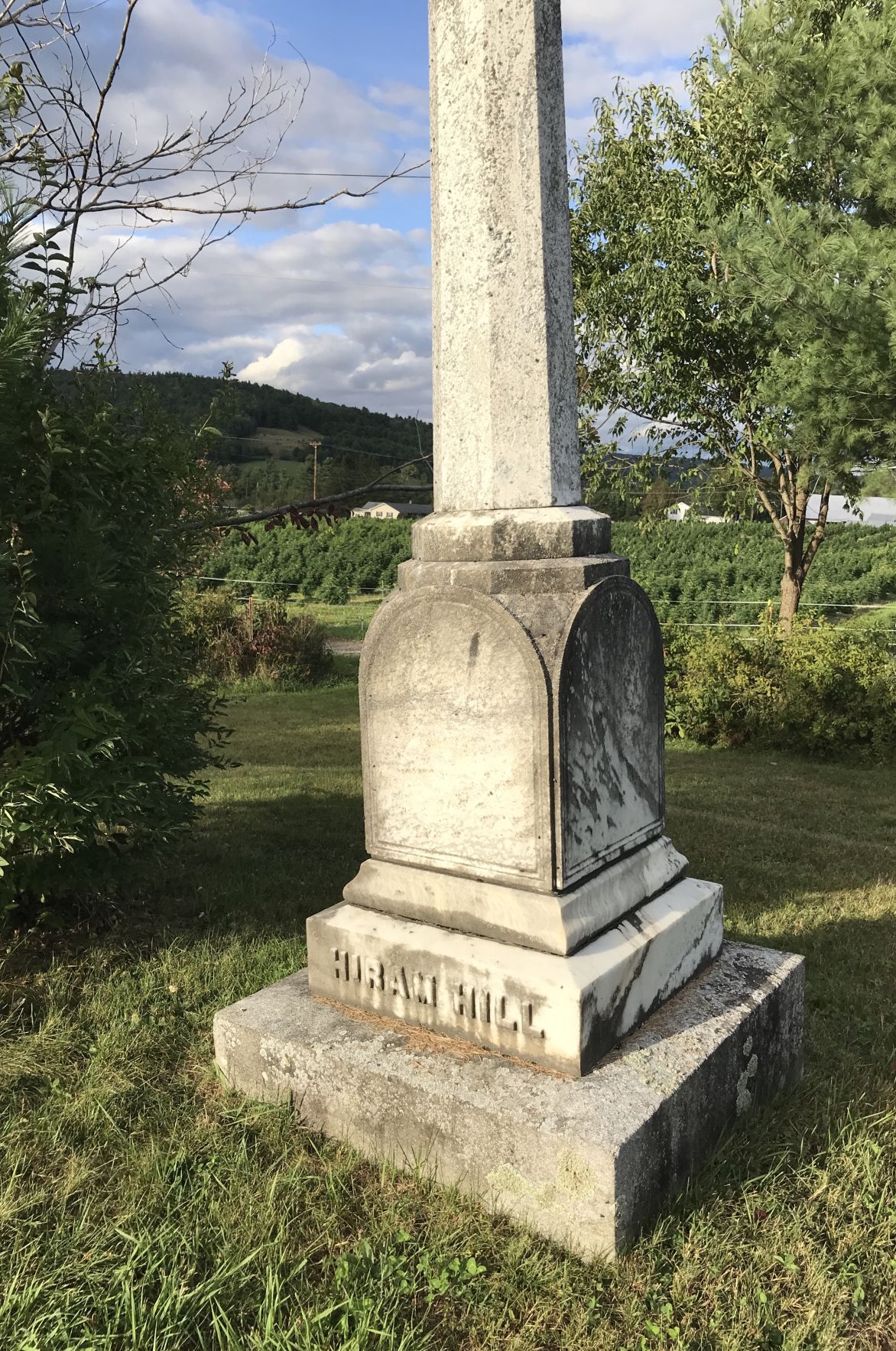 1-At the Charles Hill cemetery.JPG